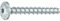Heco 49856 verzinkt Multi-Monti Montageschienenanker, 7.5 x 50 mm, 100 Stück