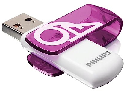 Philips Memoria USB, Vivid, 64 GB, USB 2