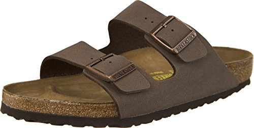 BIRKENSTOCK Arizona BFBC 151181, Unisex, Badelatschen, Mocca, 45 EU