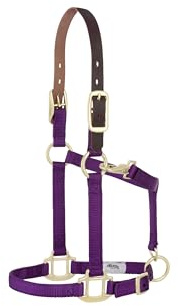 Weaver Leather, Cabestro Ajustable Original Separable - 35-1022-PU, Weanling/Pony, Púrpura