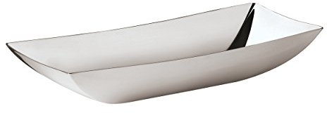 Sambonet Linea Q Cestino per Il Pane, Cestino per Colazione, Cestino portapane, Ciotola Frutta, Acciaio Inox, 24 cm, 5653024