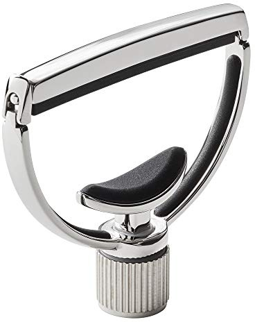 G7th Heritage Capo Guitarra S1 Ancho – Capotraste de Estribo Tradicional Acero Inoxidable con Tecnología de Radio Adaptativo (ART) – Capo de Guitarra Galardonado – Reino Unido diseñada