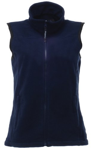 Regatta dam professionell, dam Haber Ii full dragkedja, snabbtorkande, fleece, kroppsvärmande väst (1-pack), Mörk marinblå, 44 (18)