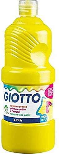 Lyra 533402 Giotto Extra Quality, Malfertige Temperafarbe höchster Qualität, 1.000 ml, gelb