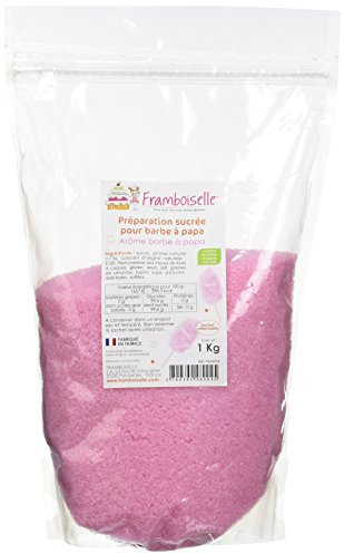 Framboiselle Préparation Sucrée pour Barbe à Papa Arôme Barbe à Papa 1 kg