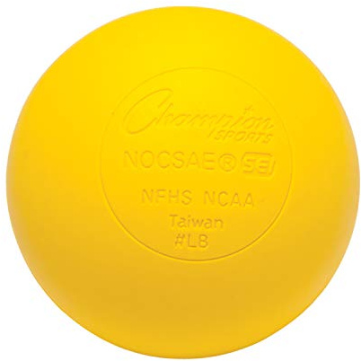 Champion Sports Lacrosse Balls - NCAA NFHS Certified - Yellow