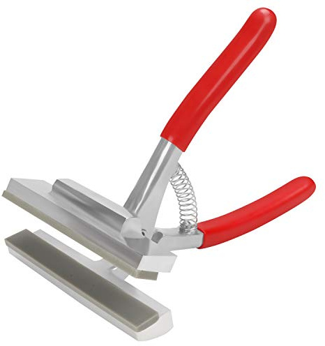 Kurtzy Leinwand Zange zum Spannen – 19,2x12,01cm Metall Klemme Werkzeug Leinwand Halter mit Federgriff Gepolstert, Spannzangen zum Stoff Spannen, Dehnen und Stretching Zubehör Künstler