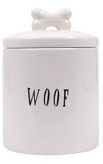 Creative Co-Op Woof Jar with Bone Handle on Lid