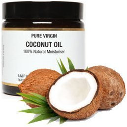 Amphora Aromatics Pure Natural Virgin Coconut Oil Moisturiser 120ml (Cocos nucifera)