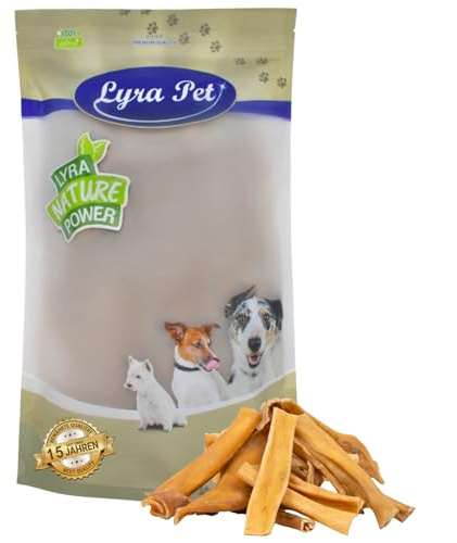Lyra Pet® 1 kg Peau de tête de bœuf Claire séchée, friandise Chien