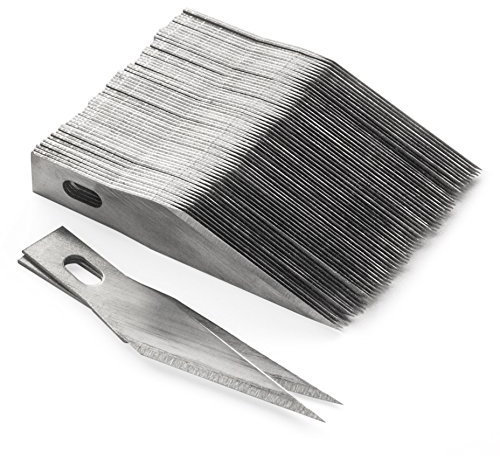 50 Stück Washati® Bastelmesser Klingen Hobbymesser Skalpell Ersatzklingen #11