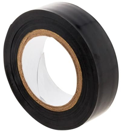 Zenitech - Nastro Adesivo Isolante Elettrico 15mm x 10m - PVC Resistente 0,15mm - Compatibile con Lavori Elettrici/Riparazioni, Aderenza Affidabile, Isolamento e Contrassegno - Nero