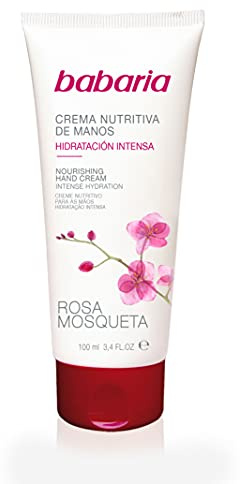 Babaria – Crema nutritiva de manos con aceite Rosa Mosqueta - 2 x 100 ml