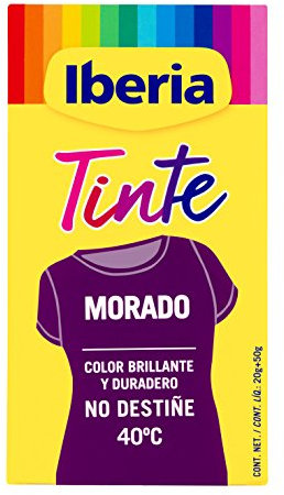 Iberia - Tinte Morado para ropa, 40°C