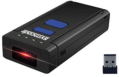 Symcode Bluetooth Barcode Scanner, 3-in-1 Bluetooth & USB Wired & 2.4G Wireless Barcode Scanner Portable Bar Code Scanning Work with Windows, Android, iOS, Tablets or Computers