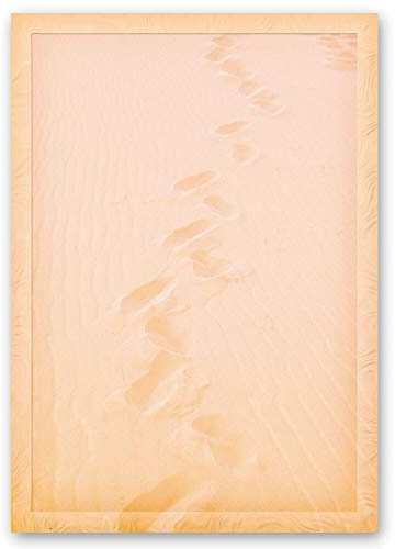 Motif Paper – Stationary Paper Traces in The Sand 20 Sheets DIN A4 90g/m²