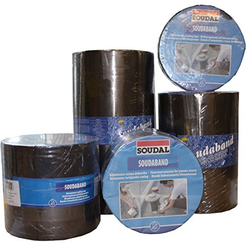 Soudal Rouleau de ruban adhésif plomb pour réparation toiture 10 m x 30 cm