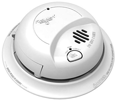 First Alert BRK SMI100-AC Hardwired Smoke Alarm with Battery Backup, Contractor 6-Pack