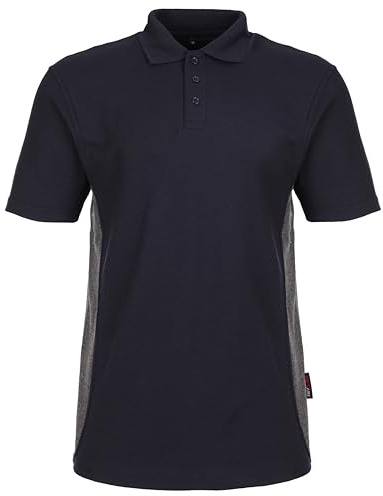 TuffStuff Mens 134 TS Short Sleeve Polo Shirt, Navy, XL UK