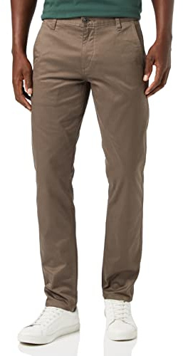Dockers Alpha Original Khaki, Pantalones, Hombre, Marrón (Dark Pebble), 32W / 32L