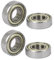 sourcing map 4Stk 699Z Edelstahl einseitig geschirmte Rillenkugellager Kugellager 20mm Dmr de