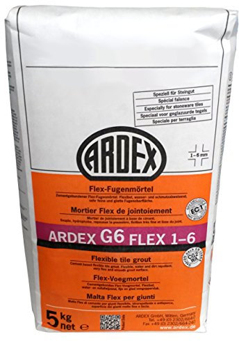 Ardex G6 Flex-Fugenmörtel 12,5 kg silbergrau, 1-6mm lange verarbeitbar