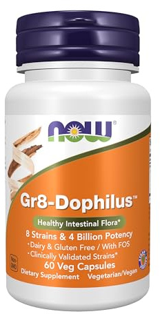 Now Foods Gr8-Dophilus (60) 60 Unidades 40 g