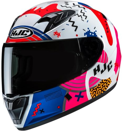 HJC, Casco Moto Integral para niños Y10 MIKA MC28, M
