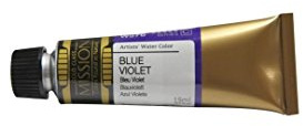 Mijello Mission Gold Class Water Color Paint, 15ml Tube, Blue Violet, (W576)