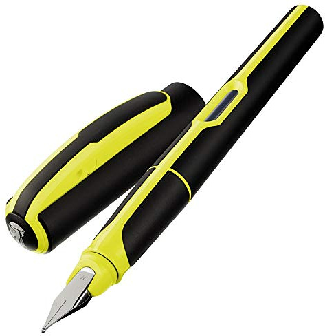 Pelikan 939850 Füllhalter Style Neon, M-Feder, gelb
