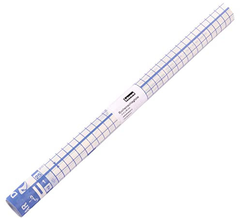 Idena 223031 - Buchfolie selbstklebend transparent, 3m x 40 cm, 1 Rolle Klebefolie