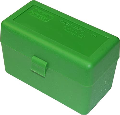 MTM 50 Round Rifle Ammunition Box RL-50 Green (RL-50)