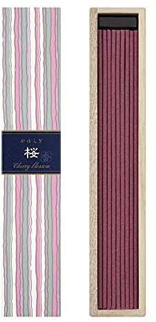 Nippon Kodo Kayuragi Incense Sticks - Cherry Blossom, Japanese Quality Incense