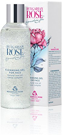 Cleansing Gel for Face Signature Spa | Ansiktsrengöringsgel med marsvinkomplex och 100 % naturlig bulgarisk rosolja och rosenvatten | 200 ml