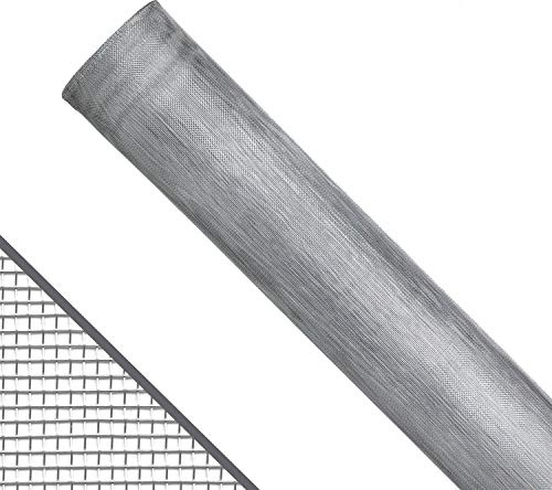 Saint-Gobain ADFORS Aluminum Screen, 36 inches x 100 Feet Roll - Durable Replacement Screen for Windows and Doors - Bright