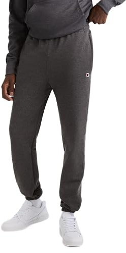 Champion herr Byxor Sweatpants, Powerblend, Fleece, Comfortable Relaxed-bottom Pants For Men (Reg. Or Big & Tall)
