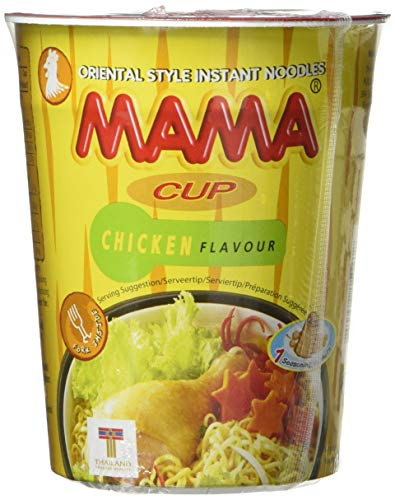 Mama Instant Cup Noodle with Chicken Flavor 70 g - Pack of 12
