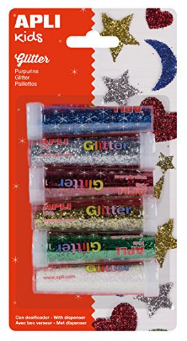 Apli Kids 13343 Glitzerpulver, metallic