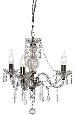 Reality Leuchten Kronleuchter R11073000, Acryl klar, exkl. 3x E14