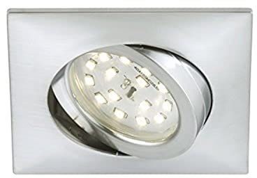 Briloner Leuchten, Einbaustrahler, LED Einbauleuchte, Strahler & Einbaustrahler 230v, Spots, Deckenstrahler, Deckenspot, Lampen Wohnzimmer, Deckeneinbauleuchten, Einbaustrahler Set, schwenkbar, eckig