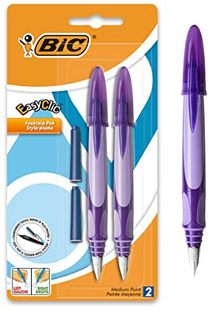 BIC 8622031 EasyClic Füllfederhalter, farblich sortiert, 2 Stück