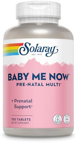 Solaray Baby Me Now Pre Natal Multi 150 Tablets