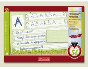 Brunnen 10 x Schreiblernheft A4 Lineatur SL 80 g/qm 16 Blatt