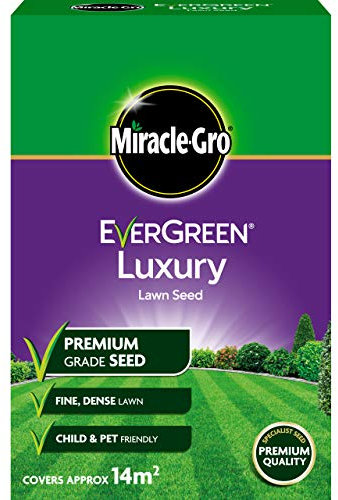 Evergreen Luxury Lawn Grass Seed 420g