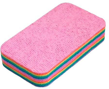 Naicok Esponja Microfibra Limpia Cristales, Espejos, Mamparas de Ducha, Cocina y Baño – Bayetas de Microfibra Reutilizables para Coche, Paños de Microfibra Superficies Delicadas