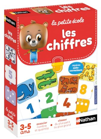 Nathan - La Petite Ecole - Les Chiffres - 6 Jeux Progressifs - de 3 à 5 Ans