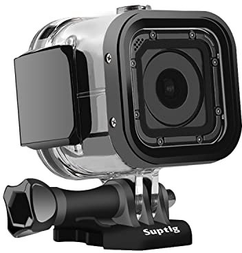 Suptig Carcasa Protectora Impermeable de Repuesto para GoPro Hero 4session, 5session para cámara Deportiva Exterior para Uso bajo el Agua, Resistente al Agua hasta 60 m