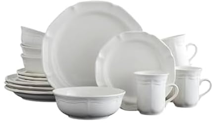 Mikasa French Countryside 16-Piece Dinnerware Set, Service for 4