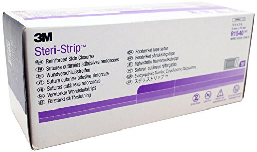 3M R1540 Steri-Strip Wound Closure Strips - 1/8 x 3 - Box of 50