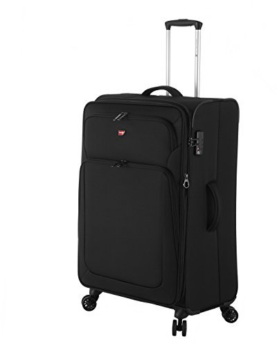 Von Cronshagen Trolley Henrik 78cm, Koffer mit 110 Liter Volumen, wasserabweisender Stoffkoffer mit 4 Rollen, Reisekoffer für Flugreisen, Bahnreisen und Kreuzfahrten